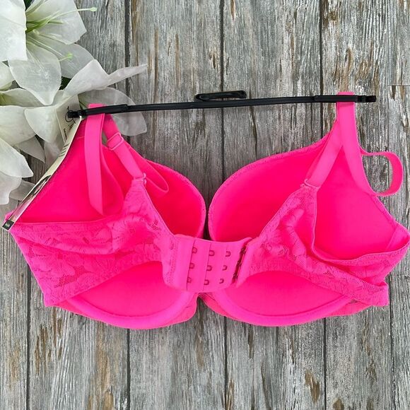 Women's All Over Lace Push Up Bra with Sugarcup, Size 36D - Picture 2 of 7